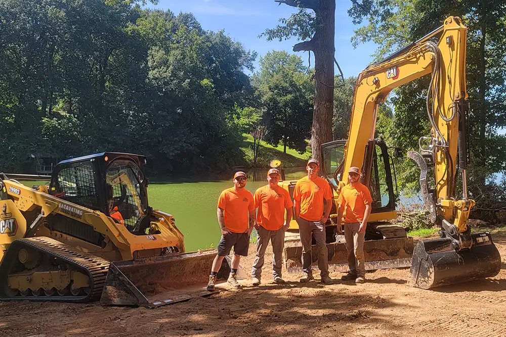 excavation and drainage solutions excavating team springfield illinois